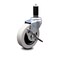 Service Caster 3 Inch Thermoplastic Rubber Wheel 1-1/4 Inch Expanding Stem Caster with Brake SCC-EX05S310-TPRS-SLB-114 - alternate 2